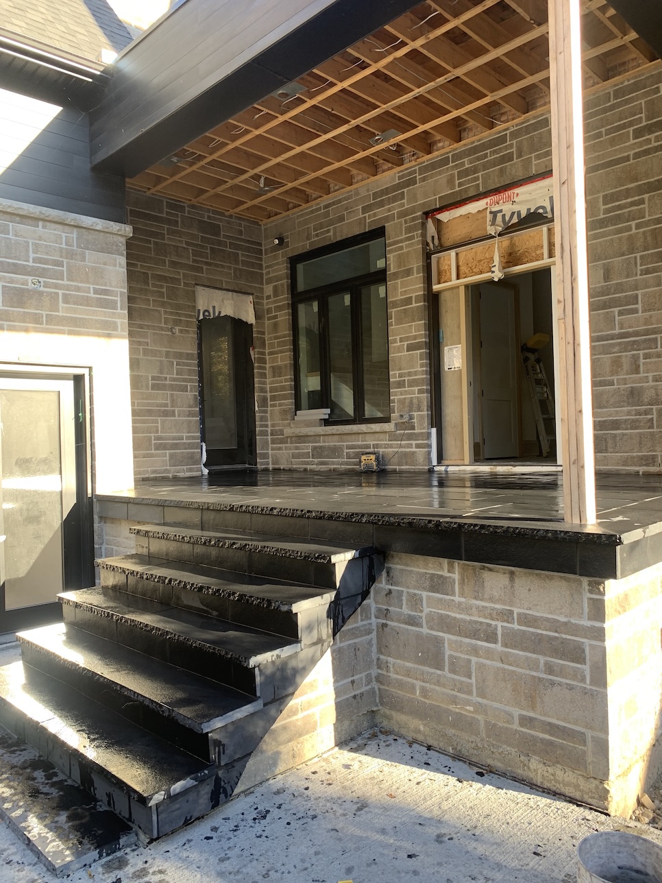 Basement finishing - stairs and landing